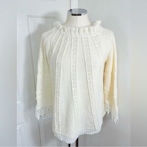 POL Genuine Angora Cream Sweater